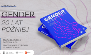 Plakat przedstawia okładkę książki "Gender. Perspektywa antropologiczna".