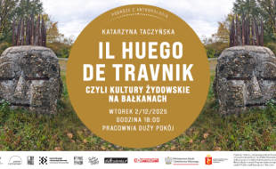 Ilustracja na plakacie: Pomnik „Głowy” z terenu obozu koncentracyjnego Staro sajmište w Belgradzie, fot. Katarzyna Taczyńska