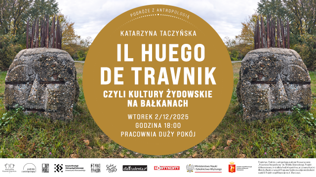 Ilustracja na plakacie: Pomnik „Głowy” z terenu obozu koncentracyjnego Staro sajmište w Belgradzie, fot. Katarzyna Taczyńska